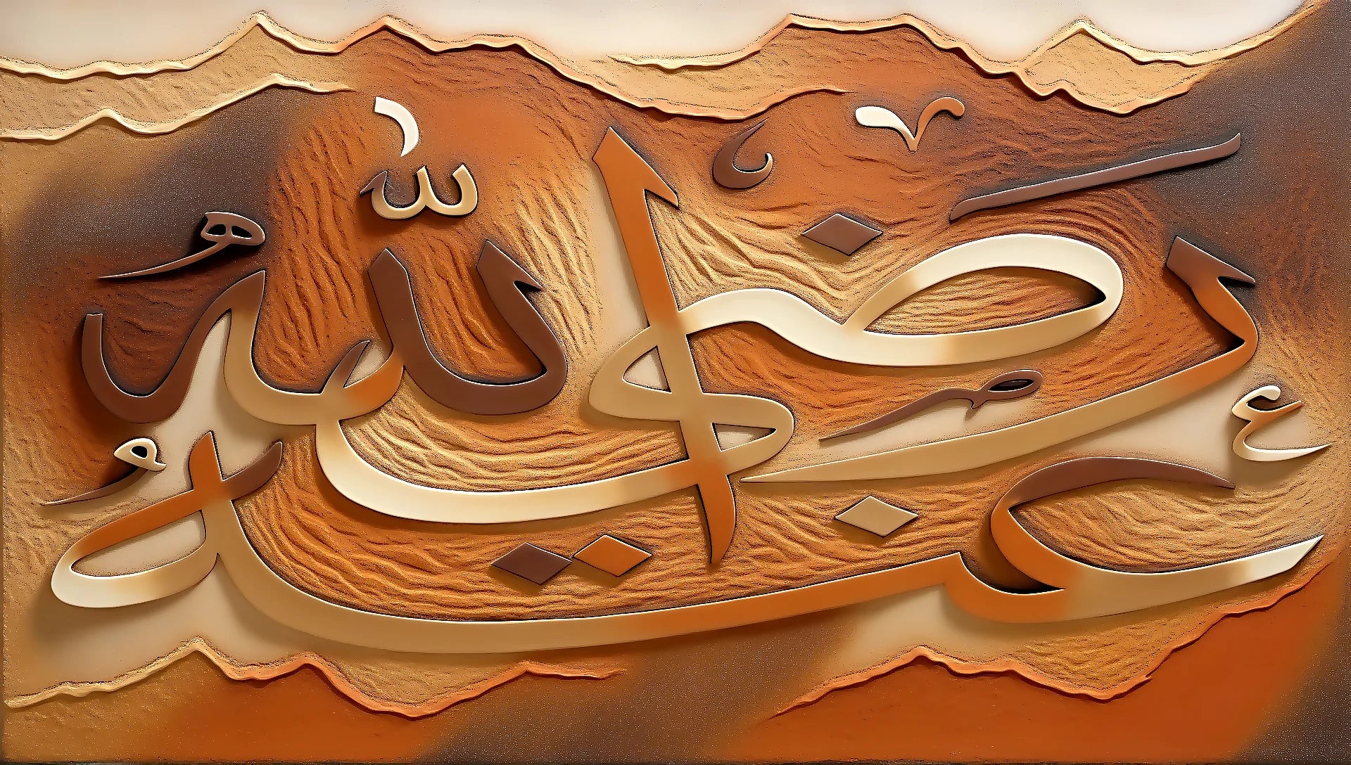 Deailed View Razi Allahu Anhu digital wall art for home