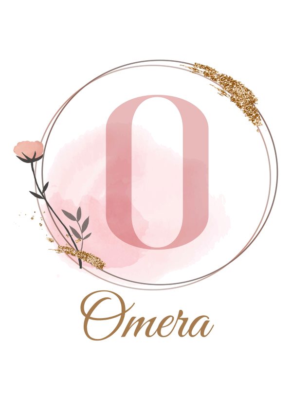 Omera Girl Name Wall Art