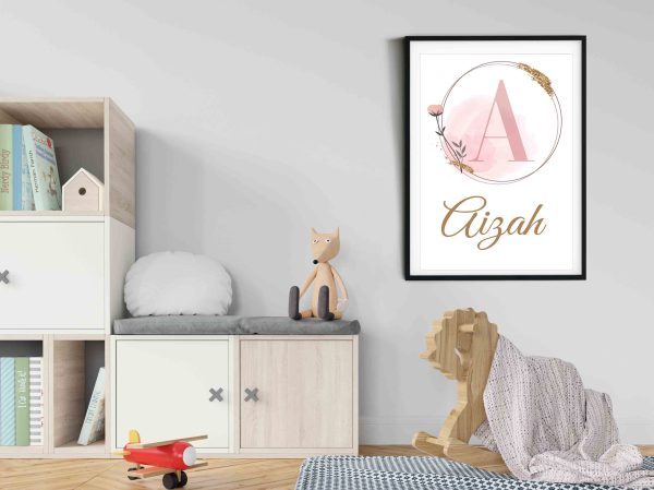 Omera Girl Name Wall Art