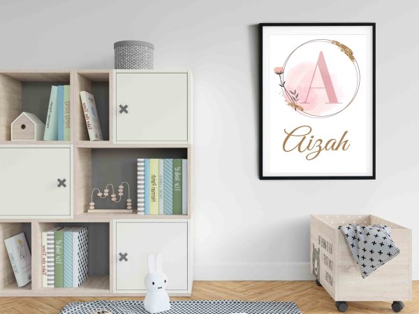 Omera Girl Name Wall Art