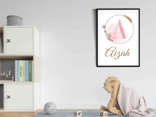 Omera Girl Name Wall Art