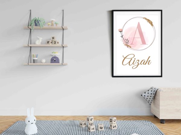 Omera Girl Name Wall Art