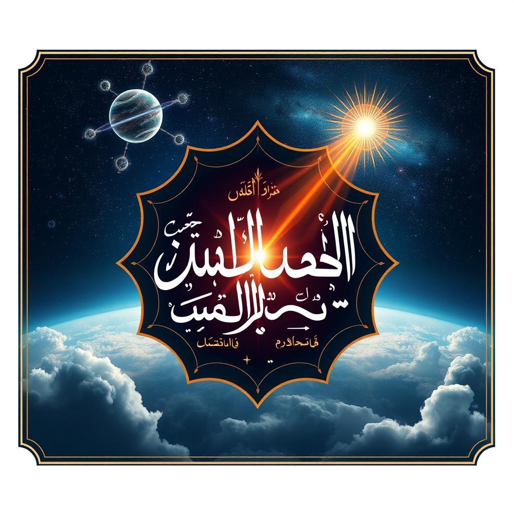 AL-AWWAL (الأوّل): The Divine Name of Allah, Meaning "The First" Artistic representation showing AL-AWWAL (الأوّل) as the foundation for AL-KHALIQ (The Creator)