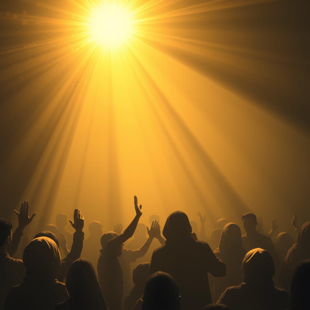 AL-MUQSIT: The Divine Name of Perfect Justice and Equity Comforting image showing divine light reaching the oppressed, symbolizing AL-MUQSIT's reassurance