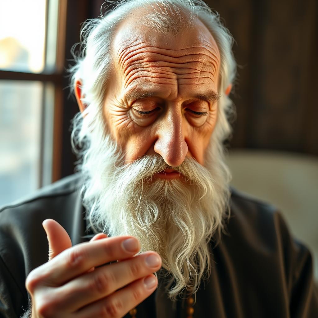 Elderly person making tawbah after decades of neglect