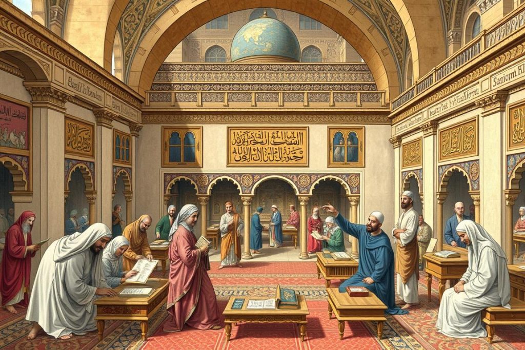 House of Wisdom in Baghdad during the era of Harun AR-RASHEED