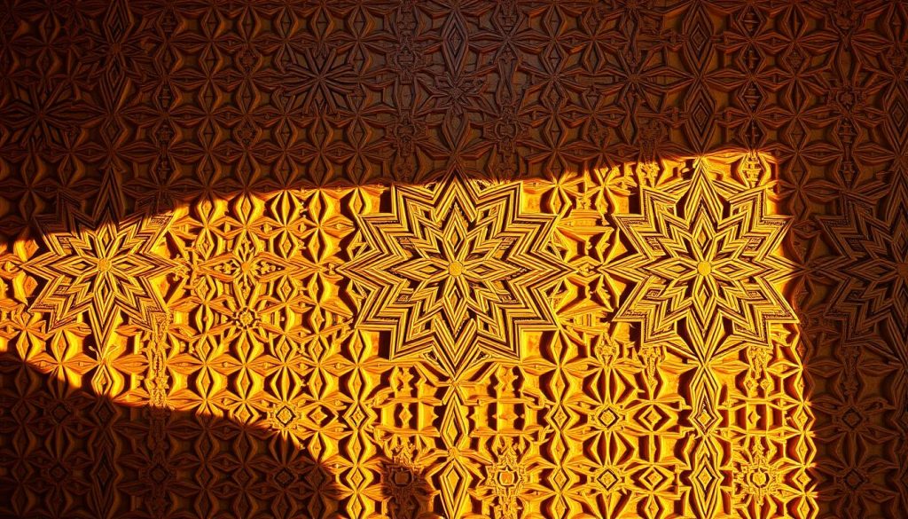 Islamic wall arts geometric patterns