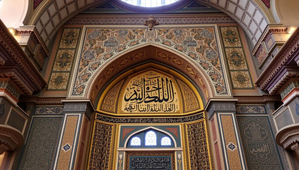 Mihrab in a mosque symbolizing guidance toward the right direction