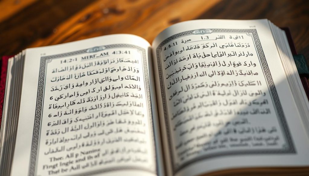 AL-MUNTAQIM: Understanding Allah's Name of Divine Justice Open Quran page showing verse with AL-MUNTAQIM mentioned
