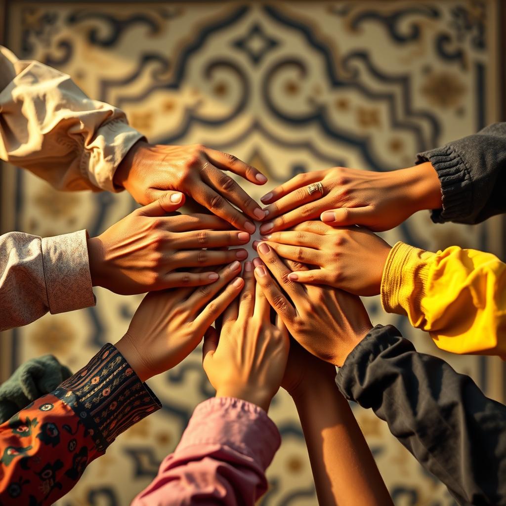 Person helping others as part of their repentance journey