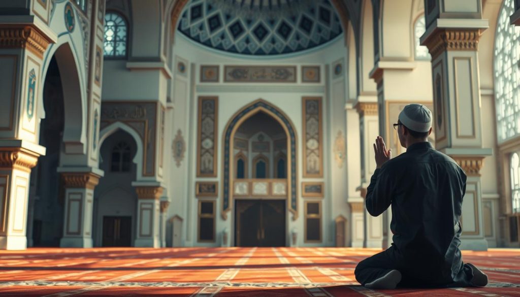 The Majesty and Generosity of Allah: Understanding Dhul-Jalaali wal-Ikraam Person in prayer position supplicating to Allah