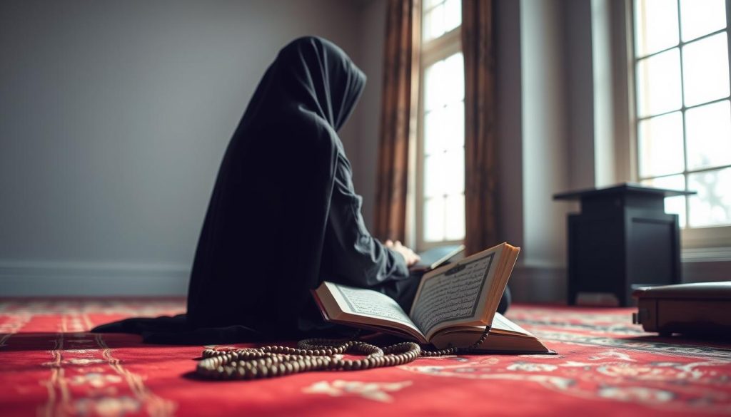 The Majesty and Generosity of Allah: Understanding Dhul-Jalaali wal-Ikraam Person reading Quran and making dua
