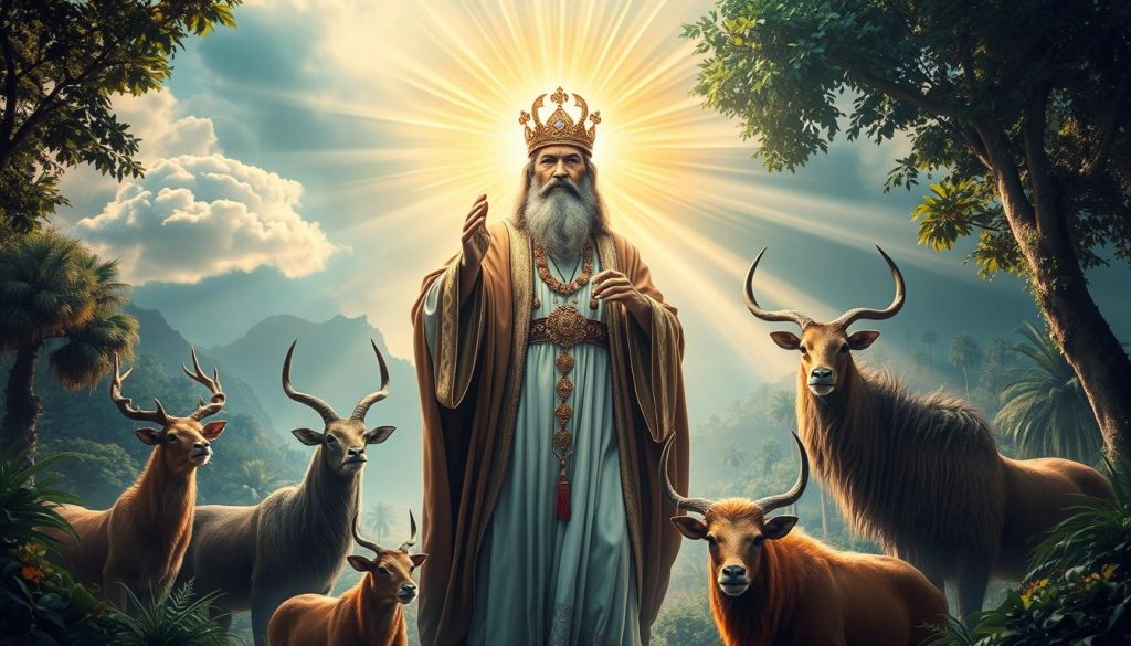 Prophet Solomon's command over creation