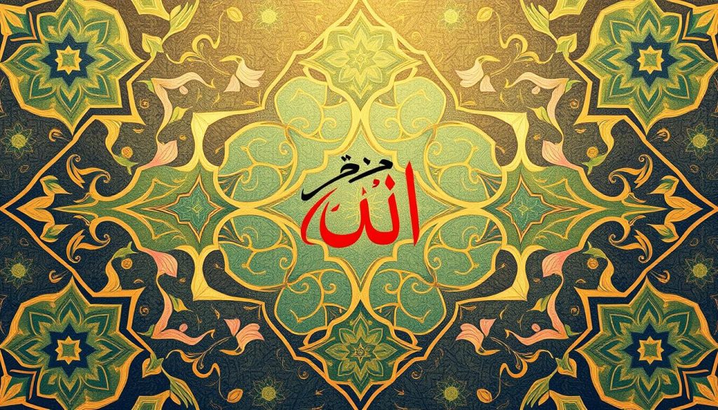 Symbolic representation of balancing awe and love for Allah through His name AL-MUTA'ALI