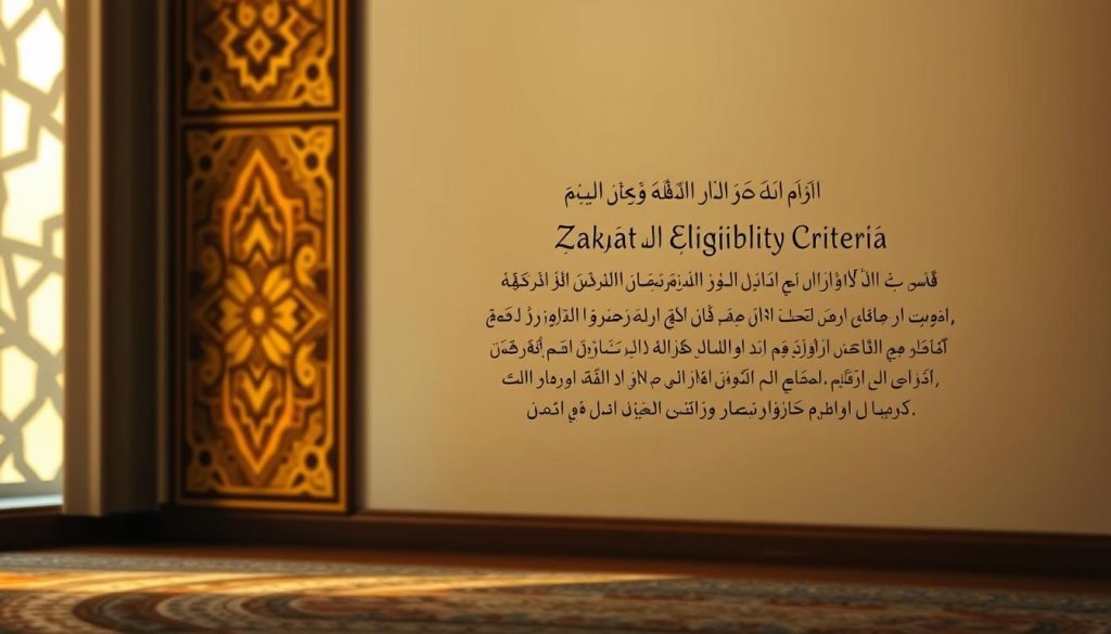 Zakat Eligibility Criteria