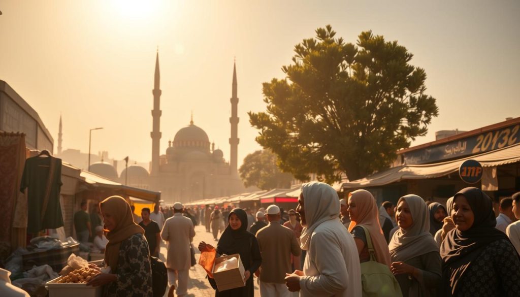 Zakat al-Fitr charity during Ramadan