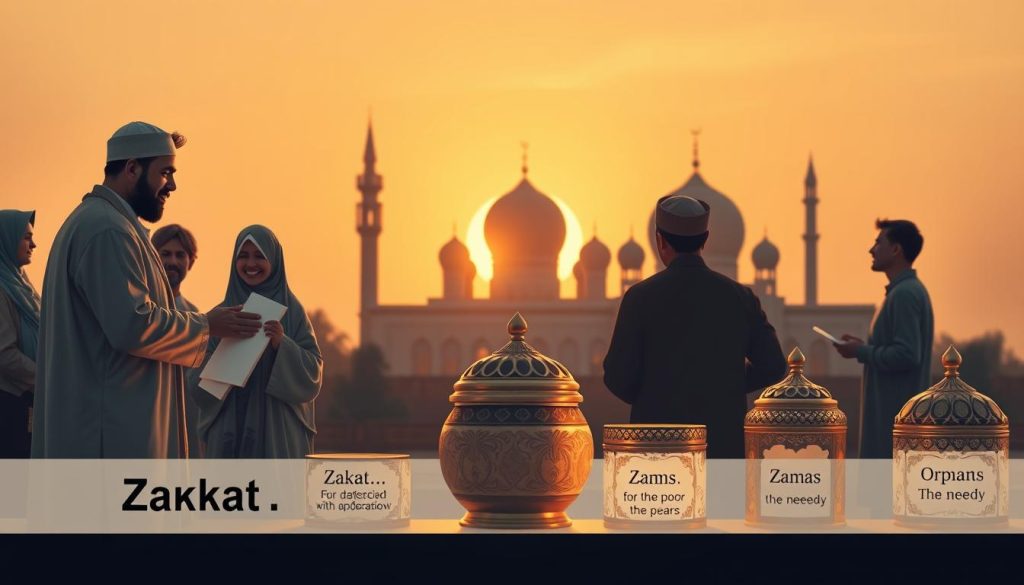 Zakat distribution categories