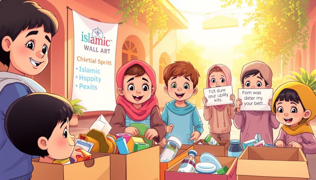 islamic charity activities for kids