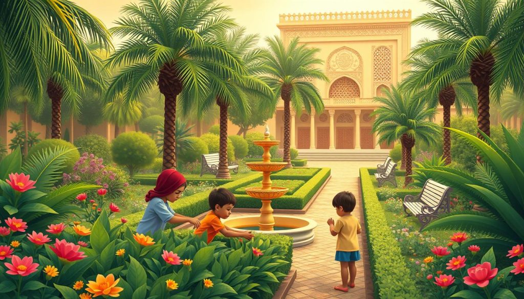 islamic gardening activities
