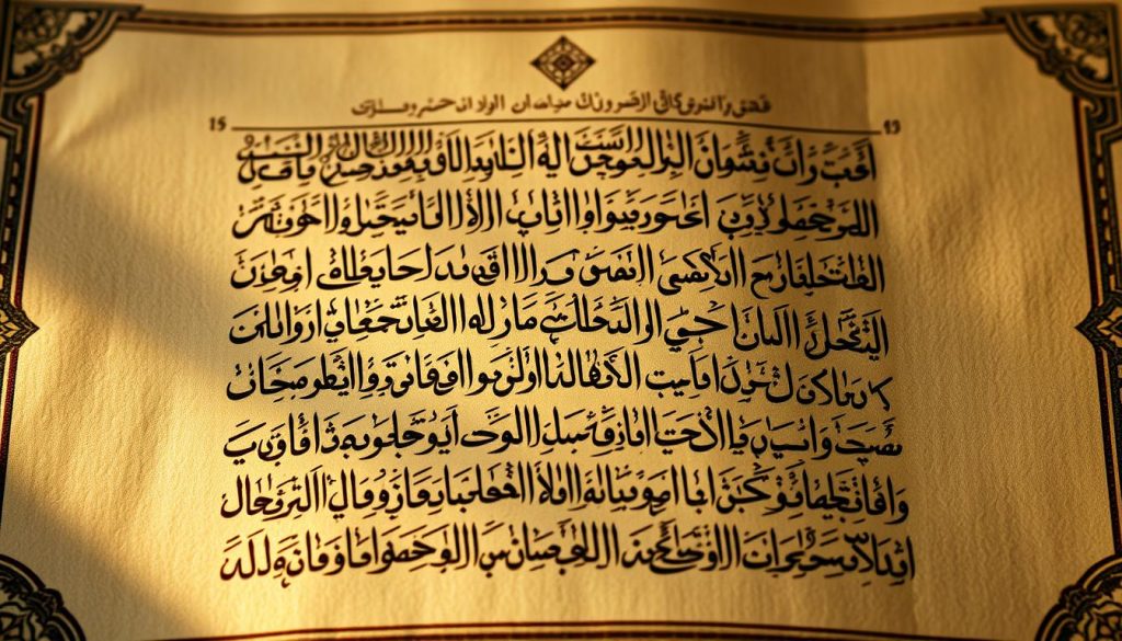 naskh script example in islamic manuscript