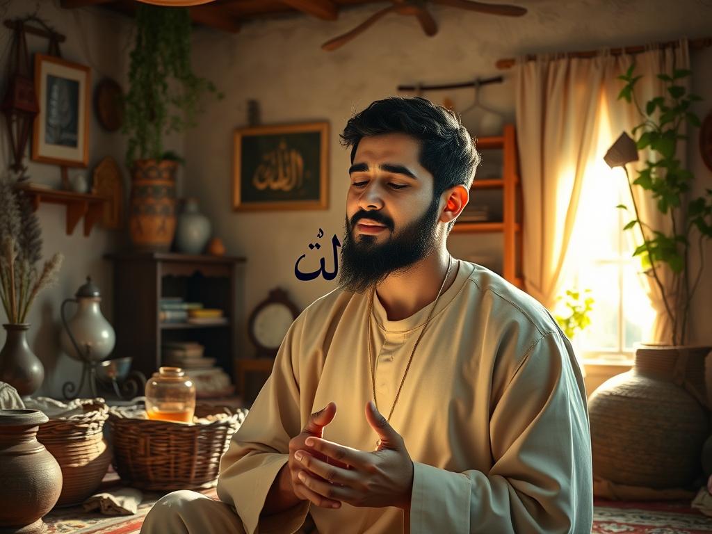 صورة تعبر عن ثمرات الإيمان باسم الله الغني (AL-GHANIYY)