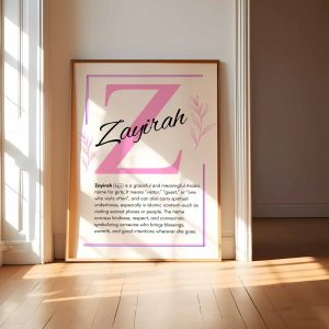Zayirah Islamic Wall Art