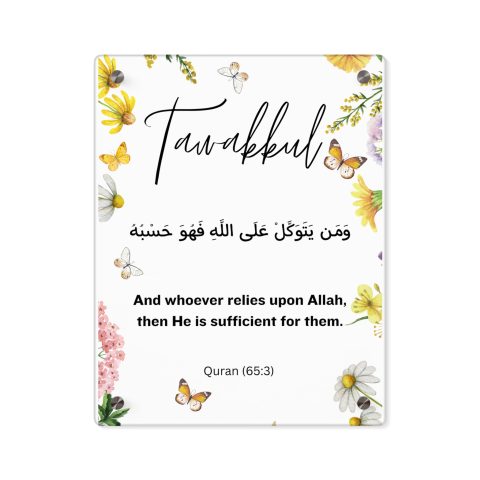Floral Acrylic Wall Art Panel
