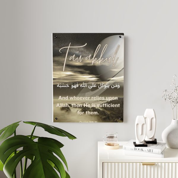 Modern Acrylic Wall Art Panels, Inspirational Home Decor, Motivational Gift, Islamic Artwork, Office Wall Decor, Unique Wall Hanging - Image 2