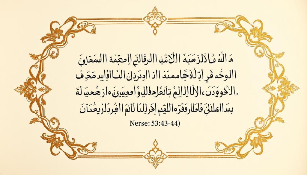 AL-MUMEET (المميت): The Divine Name of Allah as the Giver of Death Quranic verses about life and death with Arabic calligraphy