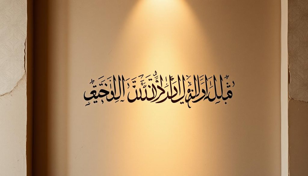 Quranic verses wall art