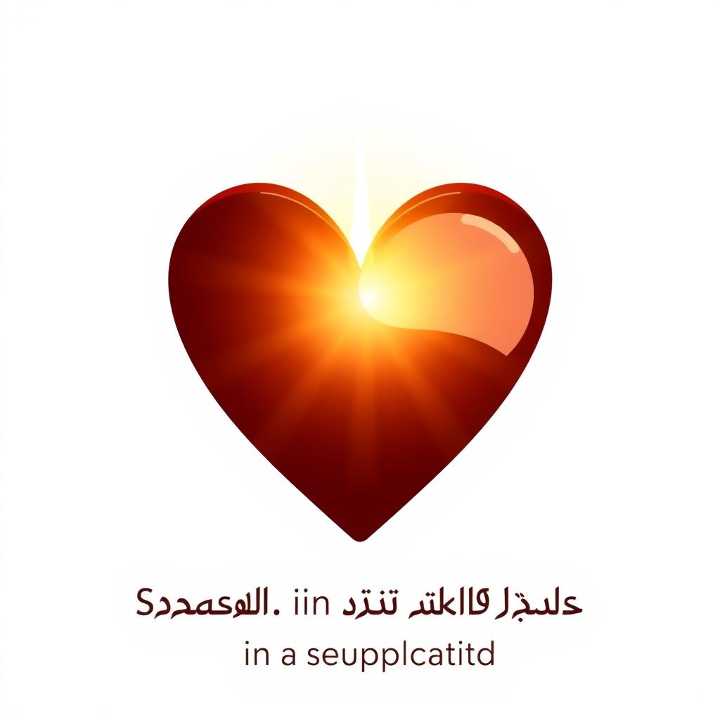 Heart symbolizing sincerity in prayer