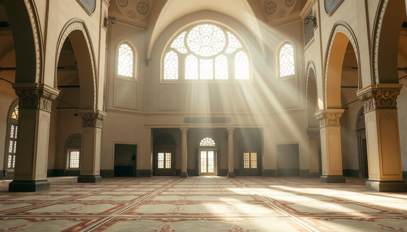 Stories of the Sahabah: a peaceful mosque interior