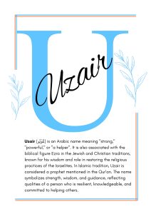 Uzair Islamic Wall Art