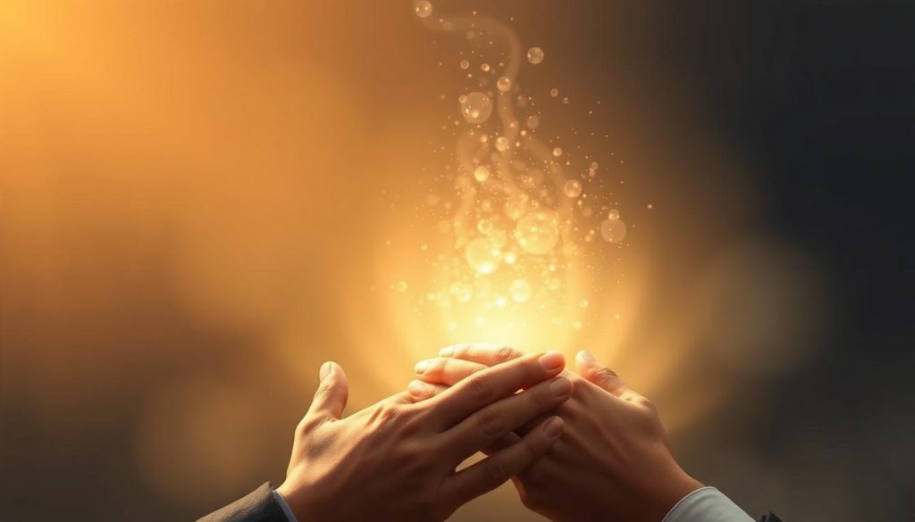 Visual representation of the balance between divine protection and human effort