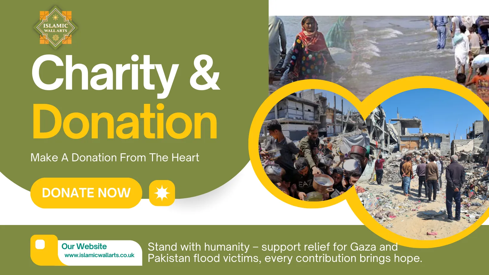 charity banner for islamic wall art 2
